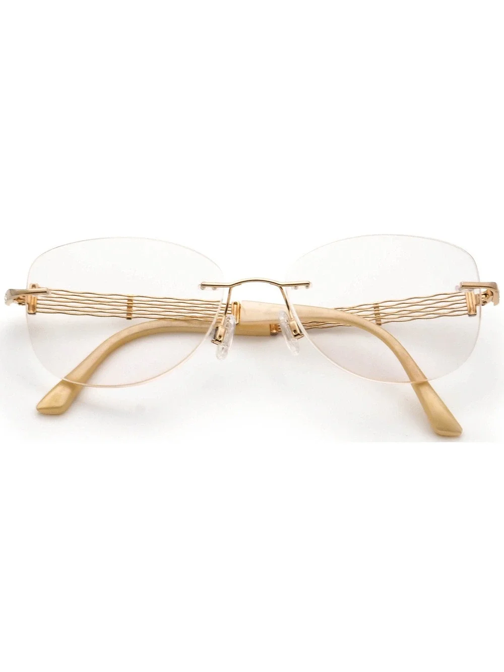 Charmant XL2053 GP Line Art Gold Plated Eyewear